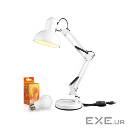 Настільна лампа Євросвітло Ridy-027 E27 біла