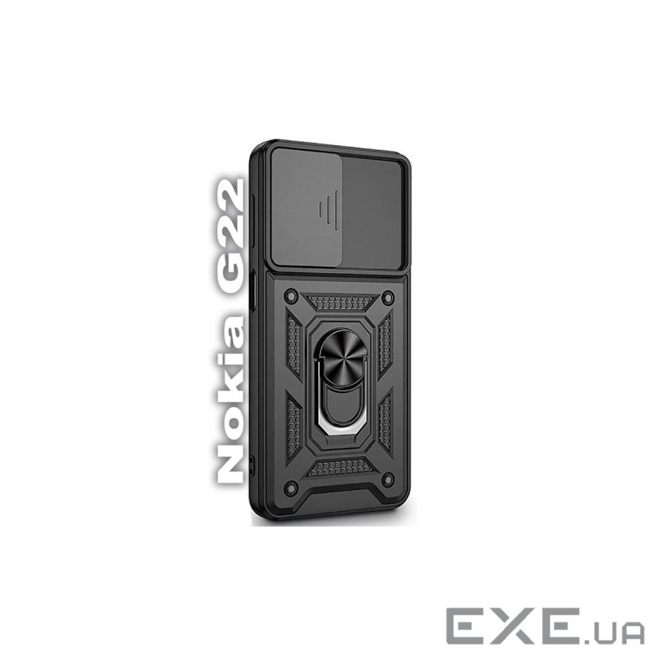 Чохол до мобільного телефона BeCover Military Nokia G22 Black (709989)