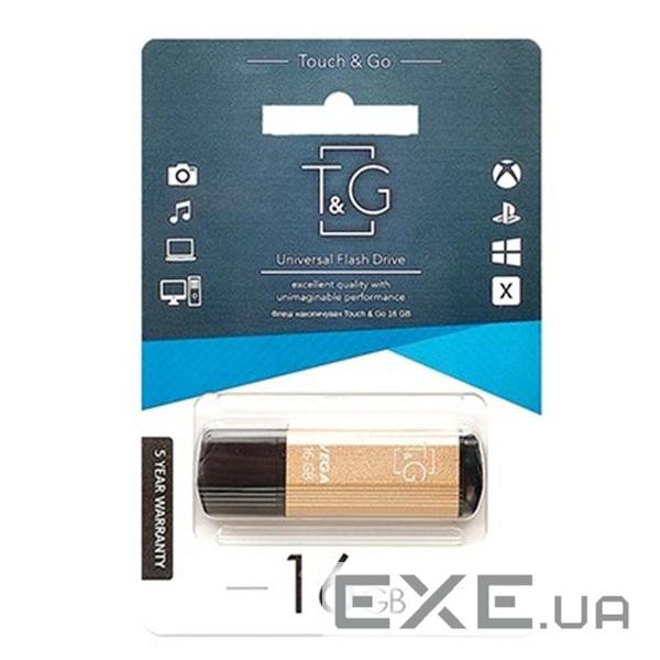 Флеш-накопичувач USB 16GB T&G 121 Vega Series Gold (TG121-16GBGD)