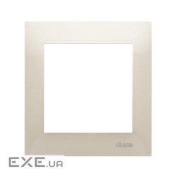 Рамка розетки Premium 1x, кремовый (DR1/41)