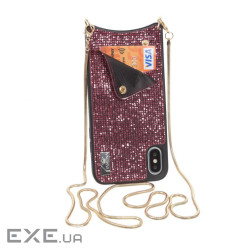 Чохол до мобільного телефона BeCover Glitter Wallet Apple iPhone Xr Pink (703615) (703615)