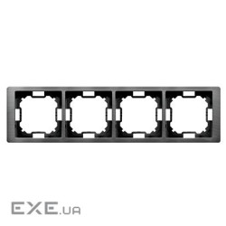 Рамка Neos BASIC 4x, титановый (BMRC4/052)