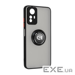 Чохол-накладка Armorstandart Frosted Matte Ring для Xiaomi Redmi Note 12s 4G Black (ARM68898)