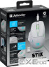 Миша DEFENDER Stix GM-009 white (52009)