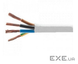 Кабель Одескабель ПВСм 3 * 10,0 + 1 * 10,0 ціна за метр (бух.100м) білий (5292 100м)