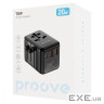 Універсальний адаптер Proove Trip 20W black (TATL20310001)