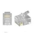 Конектор телефонний FreeEnd-RJ12 (конектор), 6P6C для Round-кабелю, прозрачний (75.05.8626-1)