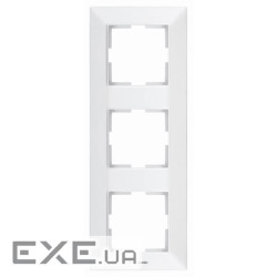 Рамка Panasonic Arkedia Slim потрійна, вертикальна, біла (WNTF08132WH-UA)