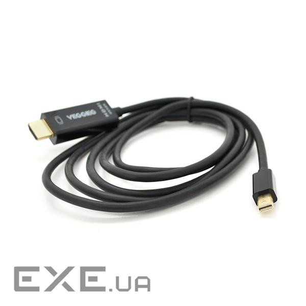 Кабель VEGGIEG Mini DisplayPort - HDMI 3м Black (YT-C-MH-3)