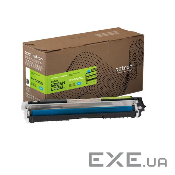 Тонер-картридж Patron Canon 729 cyan Green Label (PN-729CGL)
