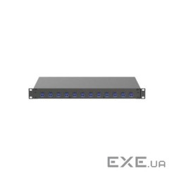 FO Патч-панель 12xLC Duplex OS1/OS2 (FD1W12BUDLCZ)