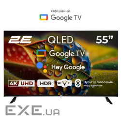 Телевізор 2E 55" QLED 4K 55A77Q (2E-55A77Q)