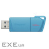 Флеш-накопичувач USB3.2 128GB Kingston DataTraveler Exodia M Aqua Blue (KC-U2L128-7LB)