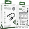 Перехідник USB AM to 3.5mm F 0.15m black Acefast (6974316285298)
