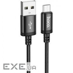 Кабель HOCO X89 Wind USB-A to Micro-USB 1м Black (6931474784346)