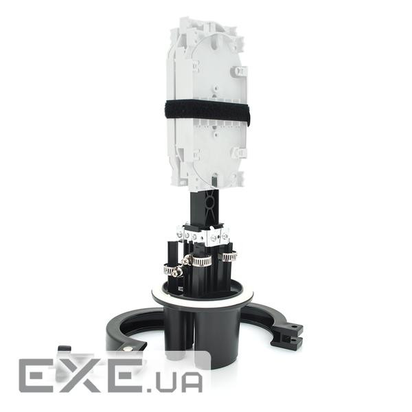 Муфта оптична Merlion ML-OP-F105H-72C, герметична, 4 введення, до 3-х касет, до 72 зварок, матеріал