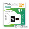 Карта пам'яті APACER microSDHC 32GB UHS-I V10 A1 Class 10 + SD-adapter (AP32GMCSH10UB-R)