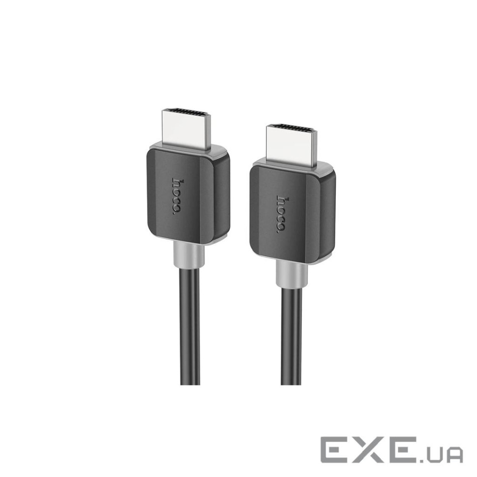 Кабель мультимедійний HDMI M to HDMI M 2.0m V2.0 4K black HOCO (6931474799395)