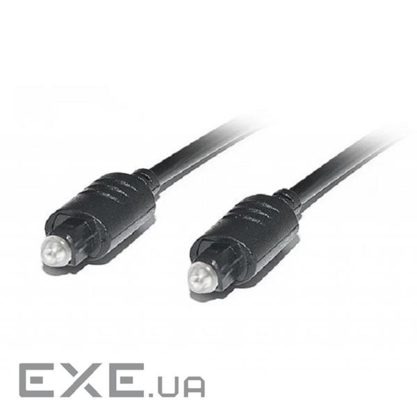 Кабель мультимедійний Optical Toslink 2.0m black REAL-EL (EL123500037)