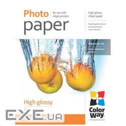 Photo paper ColorWay LT 180g/m , glossy, 20sh, OEM (PG180020LT_OEM)