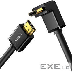 Кабель UGREEN HDMI 4K Cable Male to Male 90 Degree Black 1m (UGR-10172)