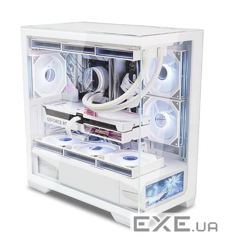 Корпус ALmordor QX25M LCD White, без БЖ, для MicroATX/Mini ITX, 1xUSB-С, 2xUSB-A 3.0 (ALQX25MWH_LCD)