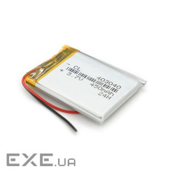 Літій-полімерний акумулятор 4*30*40mm (Li-ion 3.7В 450мА&middot,ч) (403040) ) (403040)