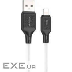 Кабель HOCO X90 Cool Silicone USB-A to Lightning 1м White (6931474788412)
