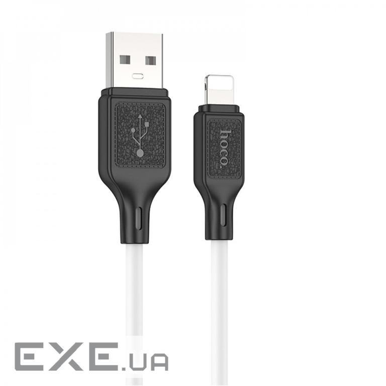 Кабель HOCO X90 Cool Silicone USB-A to Lightning 1м White (6931474788412)