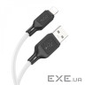 Кабель HOCO X90 Cool Silicone USB-A to Lightning 1м White (6931474788412)
