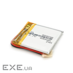 Літій-полімерний акумулятор 3*30*38mm (Li-ion 3.7В 400мА&middot,ч) (303038) ) (303038)