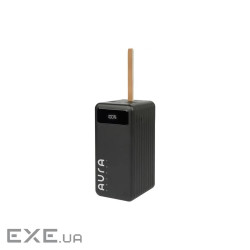 Батарея універсальна AURA NRG-P100 100000mAh 22.5W Black (PBANRG-P100B)