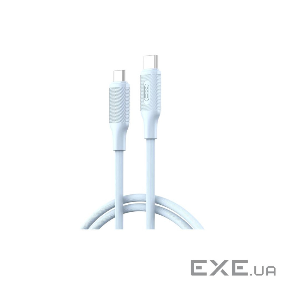 Дата кабель USB-C to USB-C 1.0m XO (NB-Q265B-CC.blue)