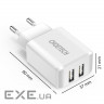 Мережевий зарядний пристрій Choetech (2USBх 2A) White (C0030)