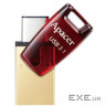 Флеш-драйв APACER AH180 32GB Type-C Dual USB 3.1 Красный (AP32GAH180R-1)