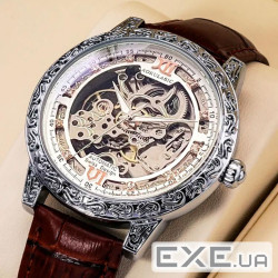 Чоловічий годинник AOKULASIC 2120, механічний, діаметр 43mm, ремінець 230mm (YT-A2120) 230mm (YT-A2120)