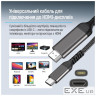 Кабель мультимедійний USB-C to HDMI M 2.0m 4K60Hz black ColorWay (CW-CBCHD077-BK)