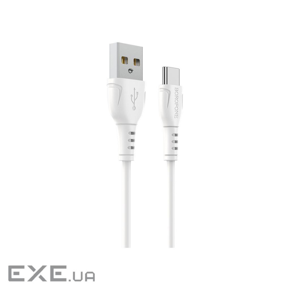 Дата кабель USB 2.0 AM to Micro 5P 1.0m 2.4A black BOROFONE (6931474743916)