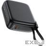 УМБ Acefast 10000mAh 20W PD,QC3.0 USB-C In/Out with build Type-C cable, M15 Black (6974316283973)