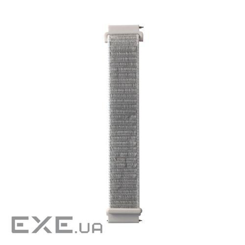 Ремінець для смарт годинника, 20 mm, Nylon Loop, White (Nylon Loop, White 20мм) )