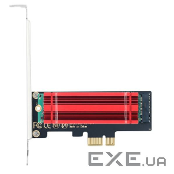 Плата-адаптер Fenvi SSD-X1 з радіатором, PCI-E X1, 1 x SSD M.2 (PCI (PCI-EX1- M.2 M-KEY.  heat sink)