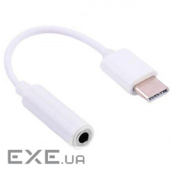 Перехідник Lapara USB Type-C Male - Audio AUX mini jack 3,5 mm Female (LA-Type-C-Audio-3.5mm white)