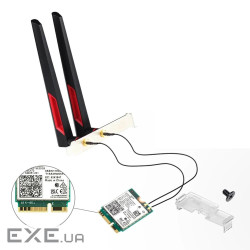 Мережева карта M.2, Fenvi FV-BE200NG Kit, WiFi 7 (до 8800 Mbps), Bluetooth 5.4, Intel BE200, планка