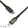 Кабель Proove Dense Metal Type-C to Type-C 60w (1m) black (CCDM60002201)