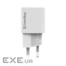 Зарядний пристрій ColorWay GaN PD Port USB PPS (Type-C PD + USB QC3.0) (33W) white (CW-CHS043PD-WT)