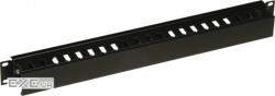 Кабельний організатор 2U односторонній, пластиковий 80x60 DP-VP-K03-H