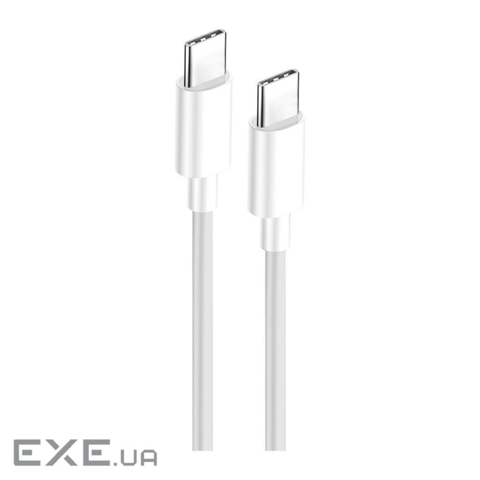 Дата кабель USB-C to USB-C 2.0m 5A 100W zinc alloy braided white ColorWay (CW-CBPDCC099-WT)