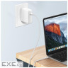 Дата кабель USB-C to USB-C 2.0m 5A 100W zinc alloy braided white ColorWay (CW-CBPDCC099-WT)