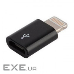 Adapter Lightning to Micro USB Lapara (LA-Lightning-MicroUSB-adaptor black)
