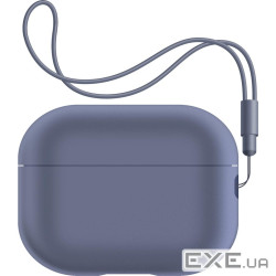 Чохол ArmorStandard Silicone Case with straps для Apple Airpods Pro 2 Dark Purple (ARM68611)